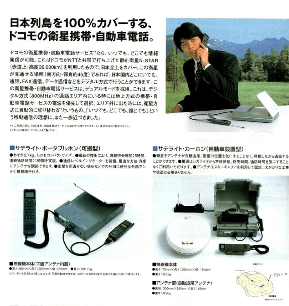 Satellite Phones 衛星電話｜docomo