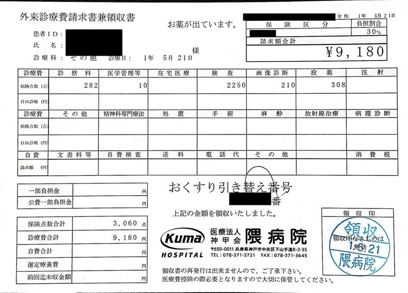 バセドウ病になりました 通院 隈病院初日編その4お会計とお薬を貰う チュウ 元バセドウ病 Note バセドウ病になりました 通院 隈病院初日編その4お会計とお薬を貰う チュウ 元バセドウ病 Note