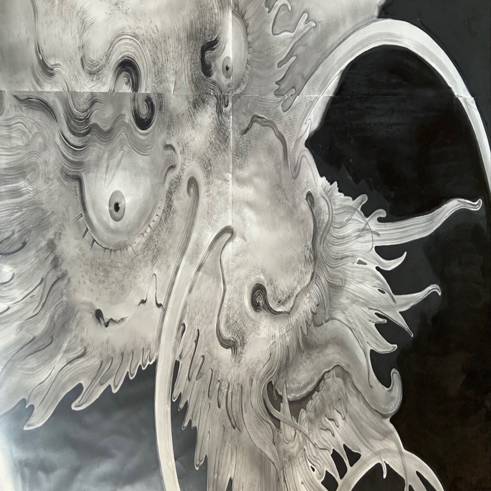 未来永劫に繋がる文化財を披露 [西来院－天井画・屏風 Ⅲ]｜達磨の眼