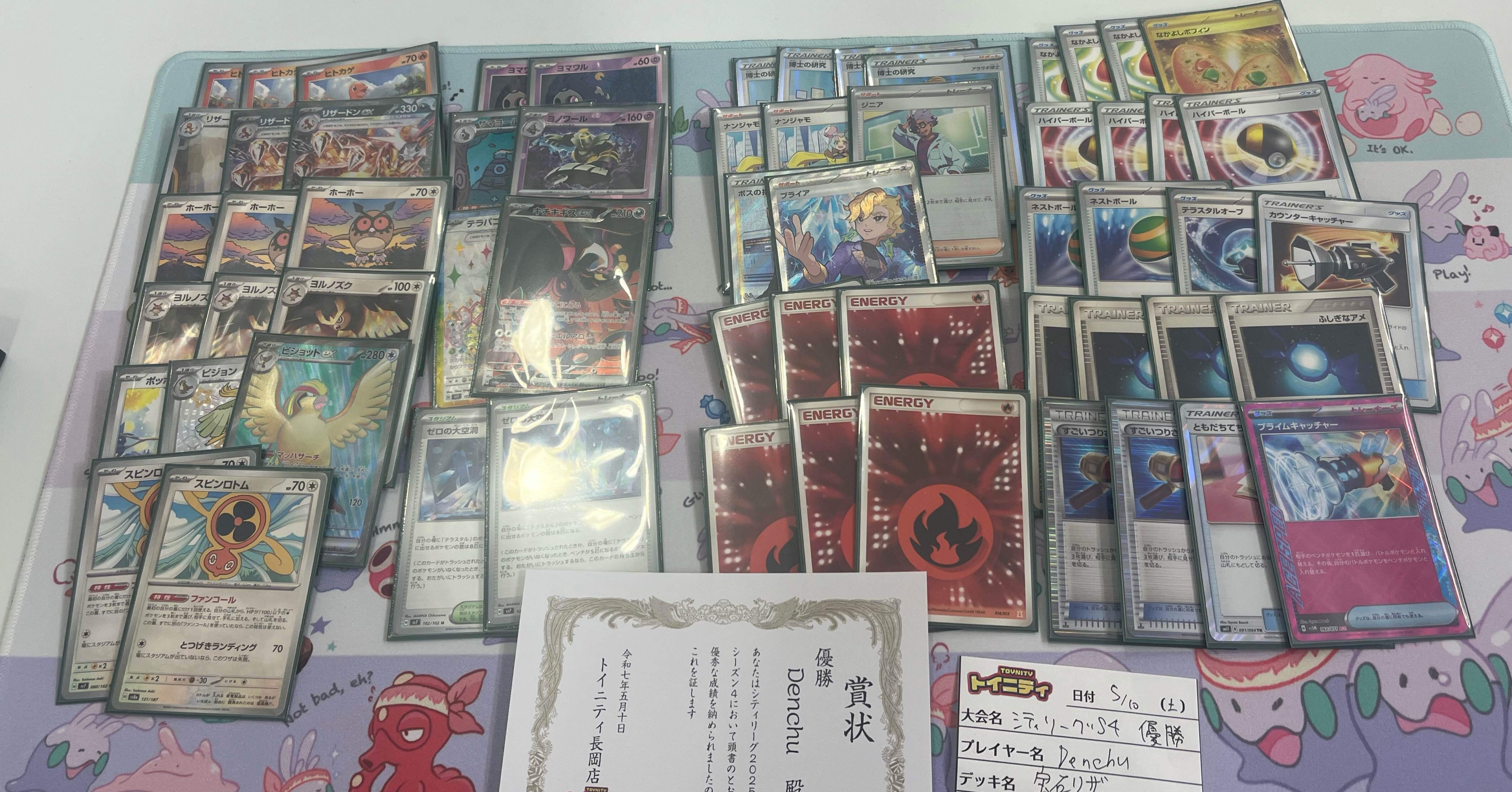 2025シティS4】優勝したよ日記【宝石リザ】｜Denchu