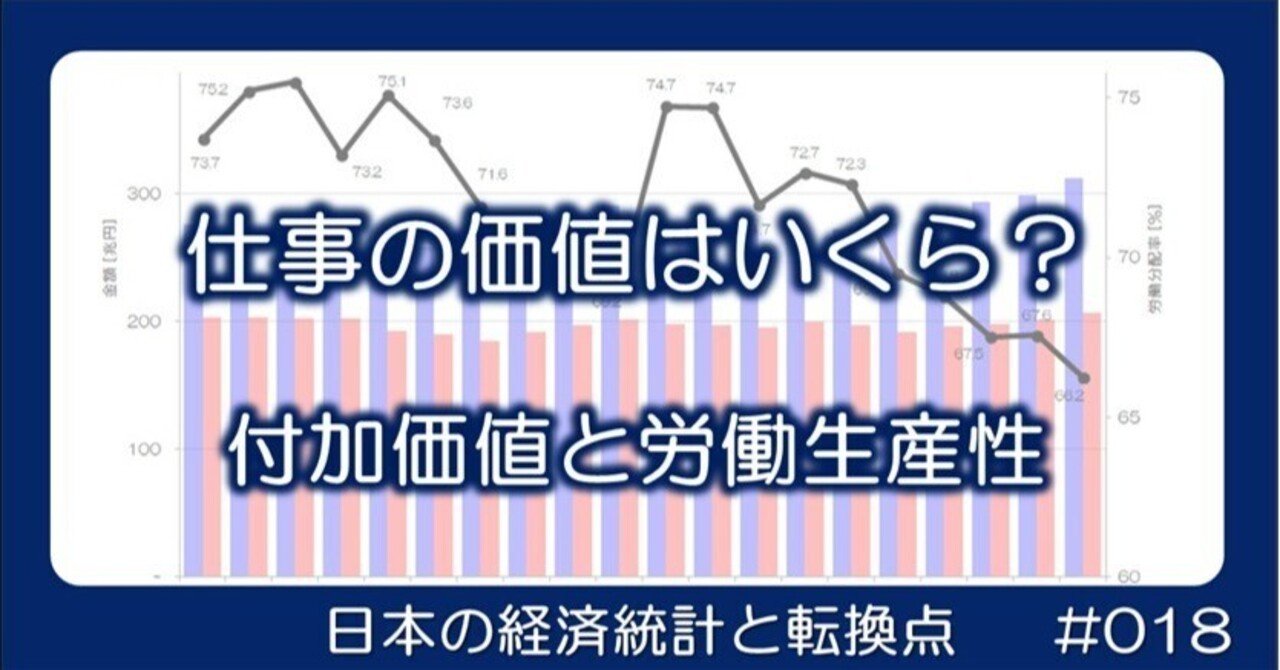 018 仕事の価値はいくら？ - 業務の棚卸と労働生産性｜小川製作所 | 製造業x経済統計