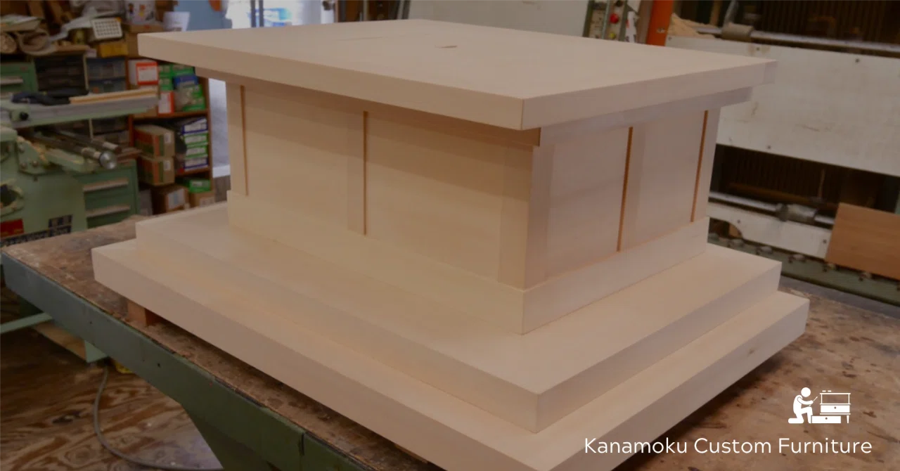 仏像を支える乗り物(台座)の制作|オーダー家具 かなもく