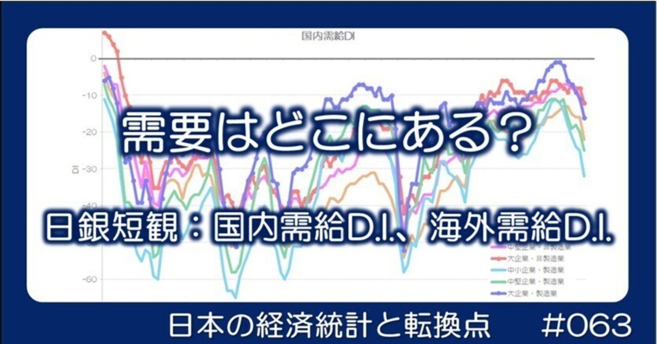 063 需要はどこにある！？ - 国内需給と海外需給｜小川製作所 | 製造業x経済統計