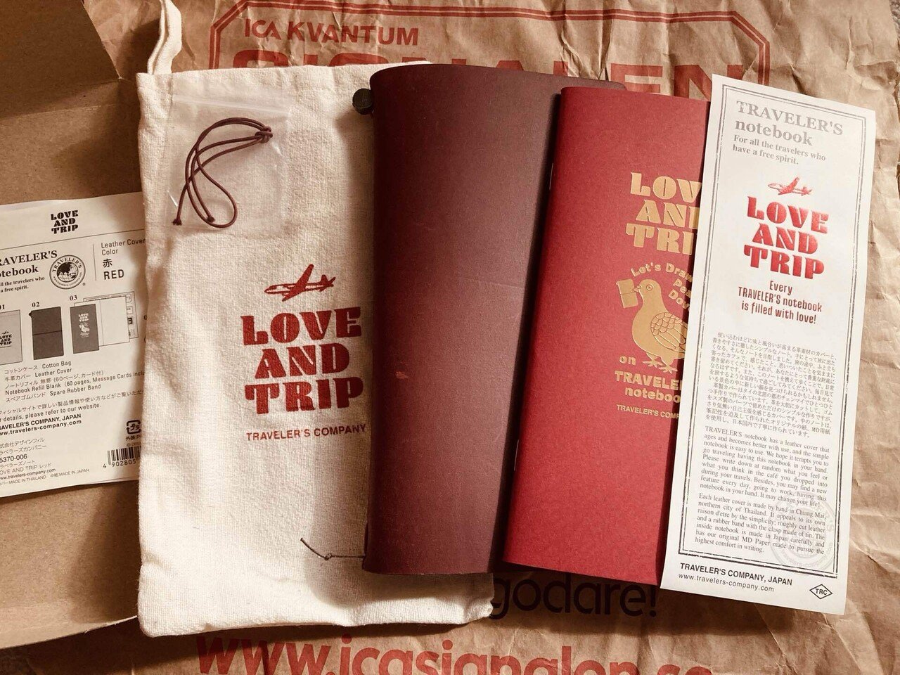 LOVE AND TRIP初めてのトラベラーズノート｜水銀