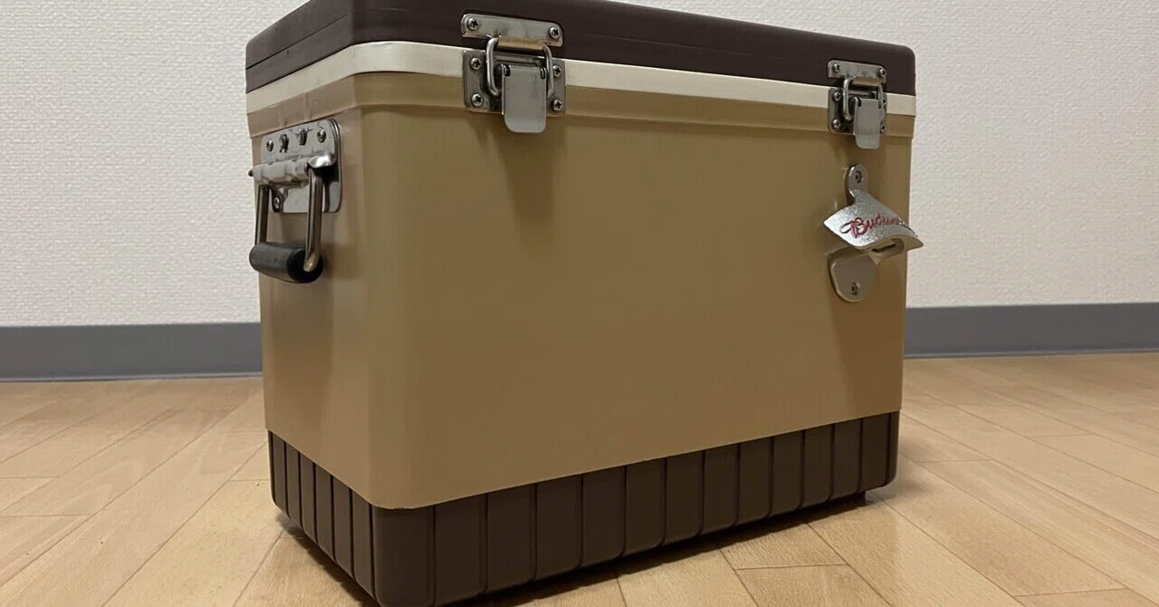 テラコッタのバタークーラー 脱キャンプ沼】憧れのバターナッツのクーラーボックスを自作｜たいよう
