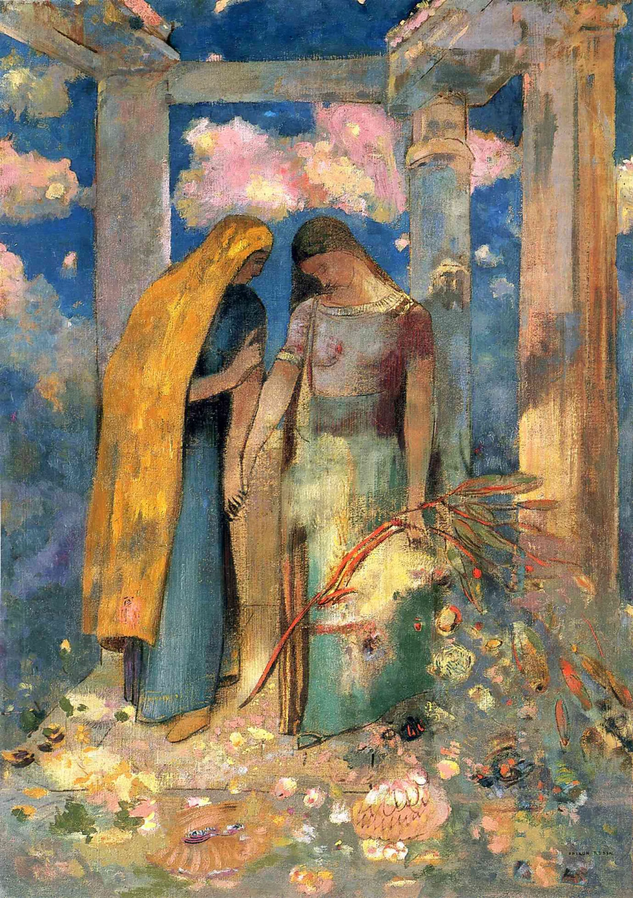 The change in painting style is so much fun! Odilon Redon