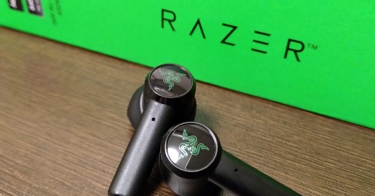 Razerのワイヤレスイヤホン「Razer Hammerhead True Wireless Earbuds