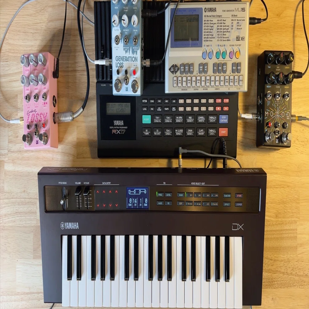 YAMAHAのMIDI音源とリズムマシンで曲を作る｜atnr
