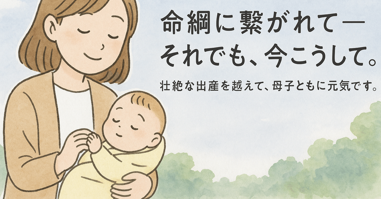 出産レビュー・後編】『これが命綱だったね…』命綱と、死にかけ