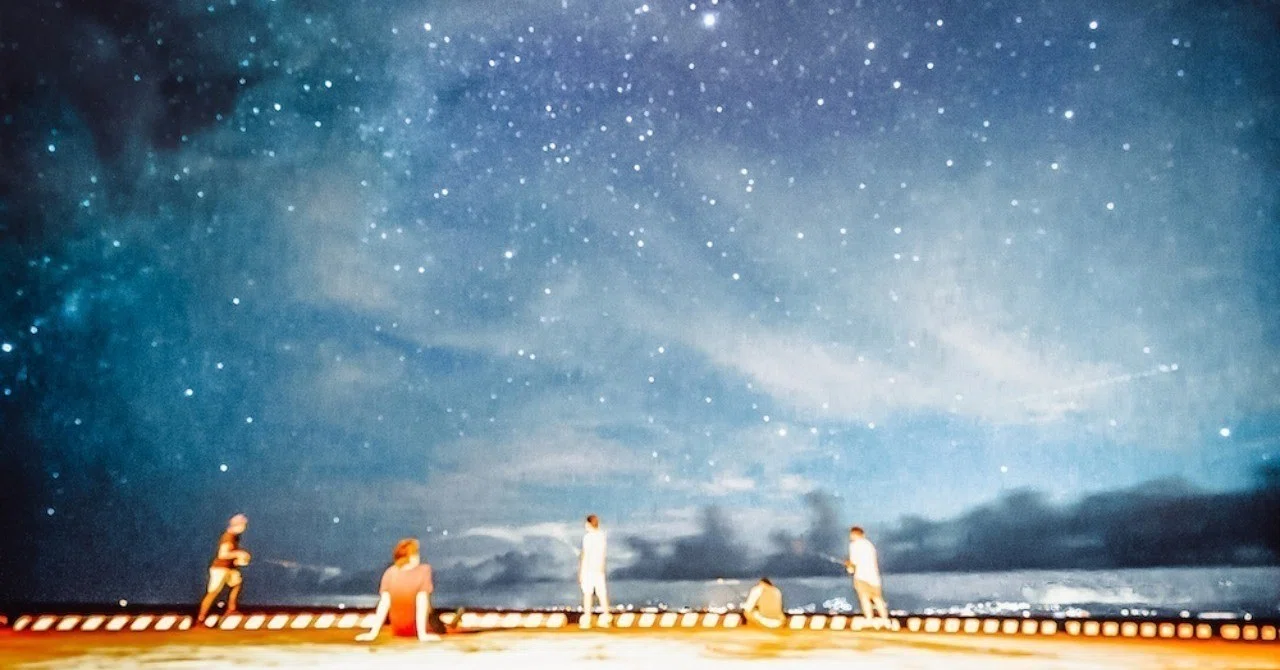 ひそひそ昔話 -その8 ふと、見上げた夜空の星たちの光-｜尾田わらば