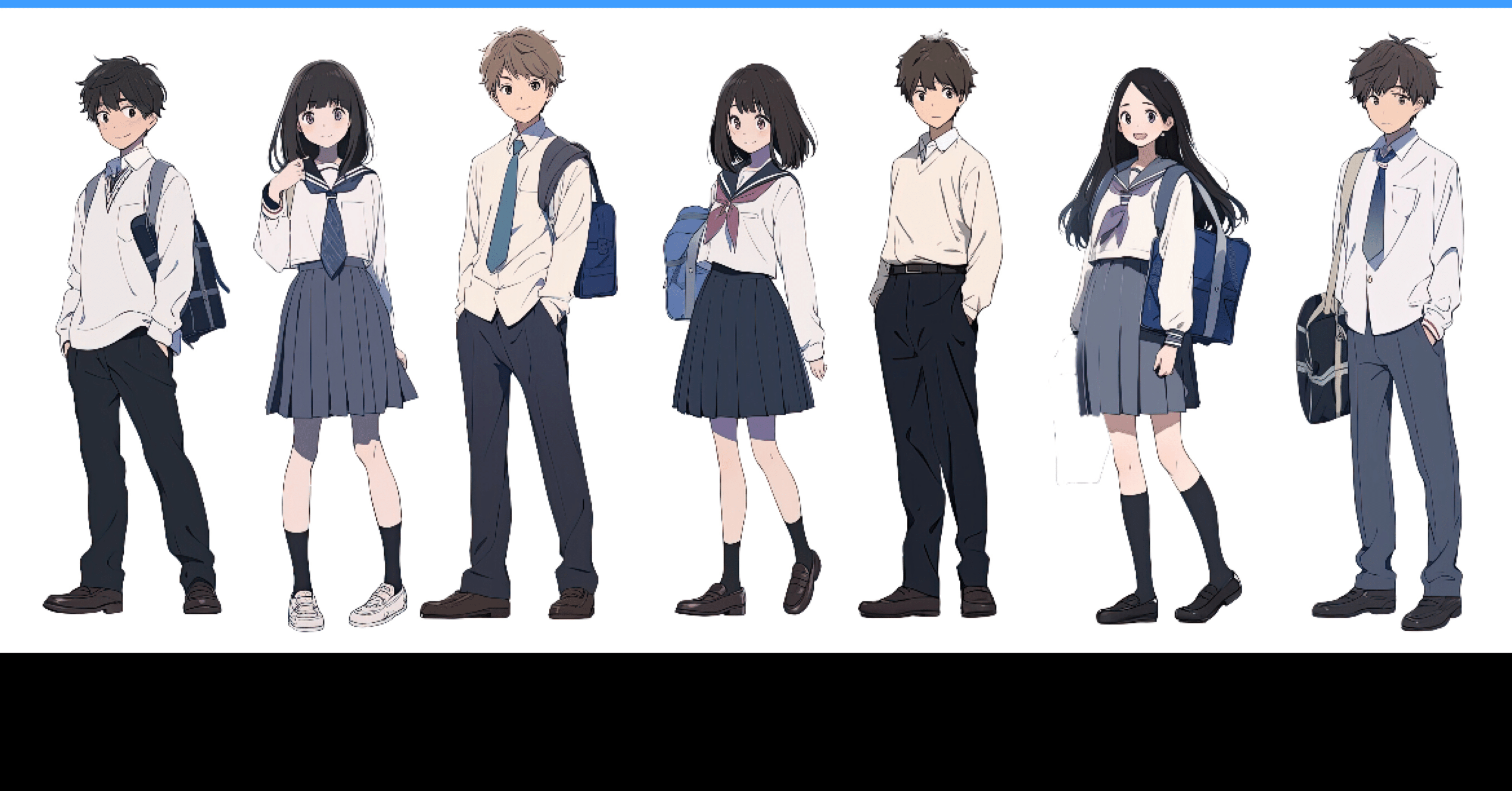 FTM黒下着姿 