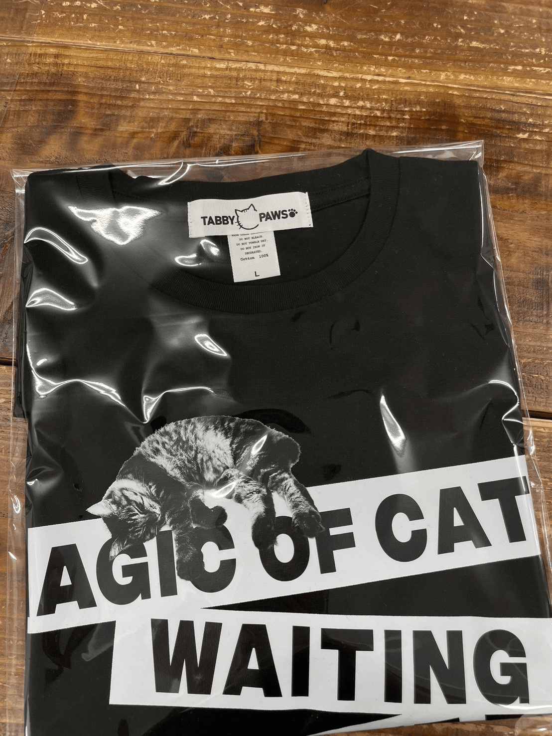 TABBY CAT PAWS Tシャツ 黒 S SOPHIA 黒柳能生 TCP速報！！｜黒柳 能生 公式note
