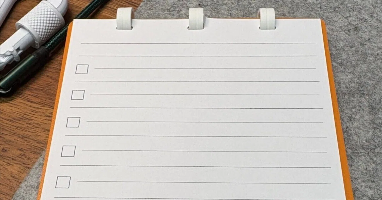 generic Flexnote（A6サイズ）でToDoリストを｜神沼三平太（AIで脳を