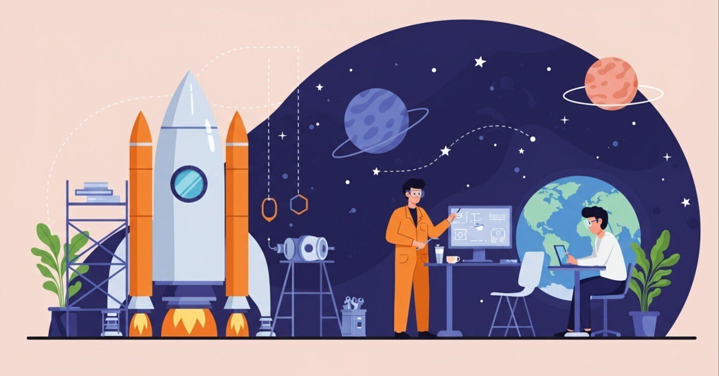 駆け出しの宇宙人ロケット開発エンジニア