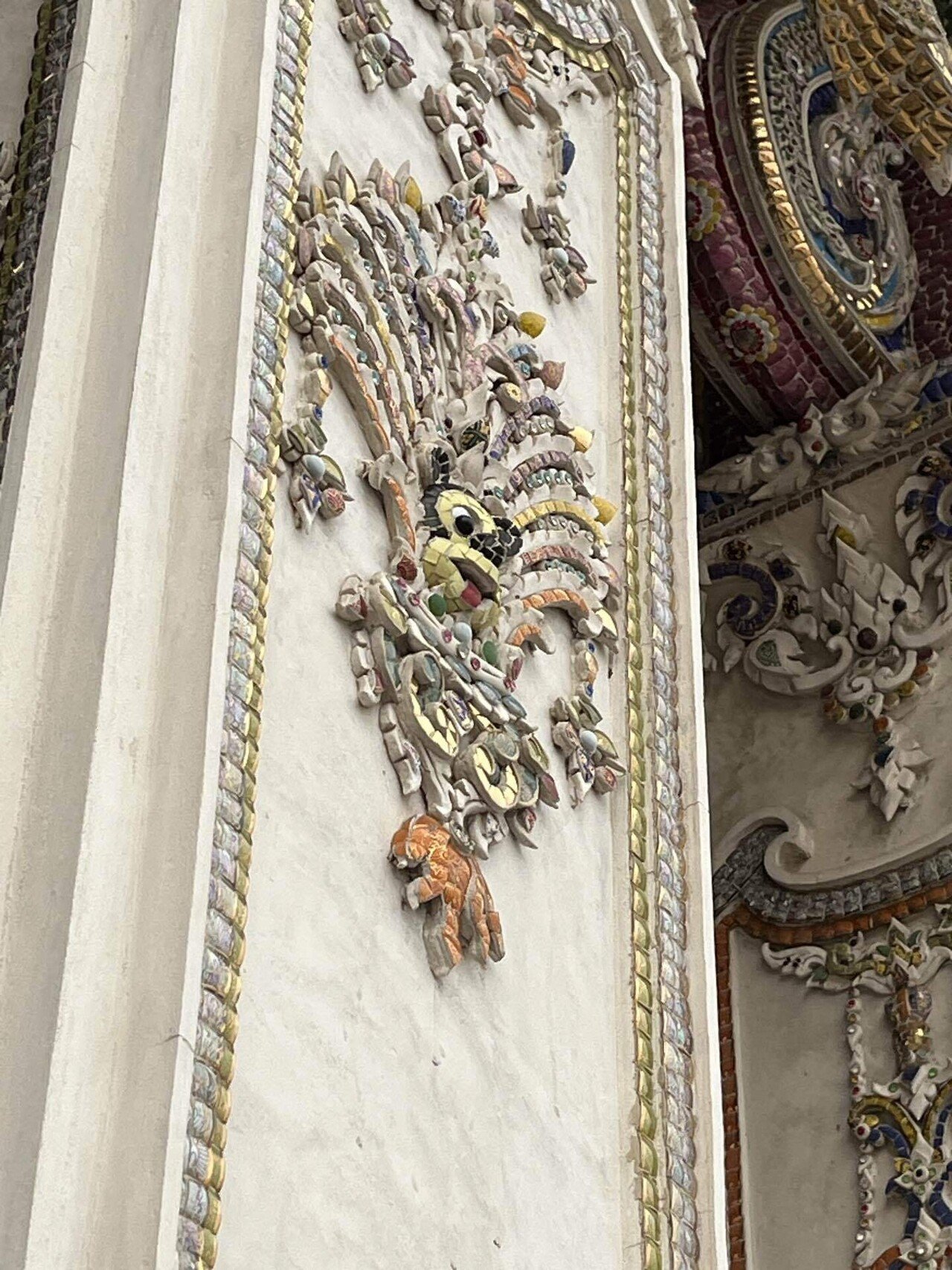 4445）タイの寺院画・宗教画？？？　水彩系の直筆　詳細不明 摂州四天王寺庚申堂 青面金剛」彩色木版刷 1枚|和