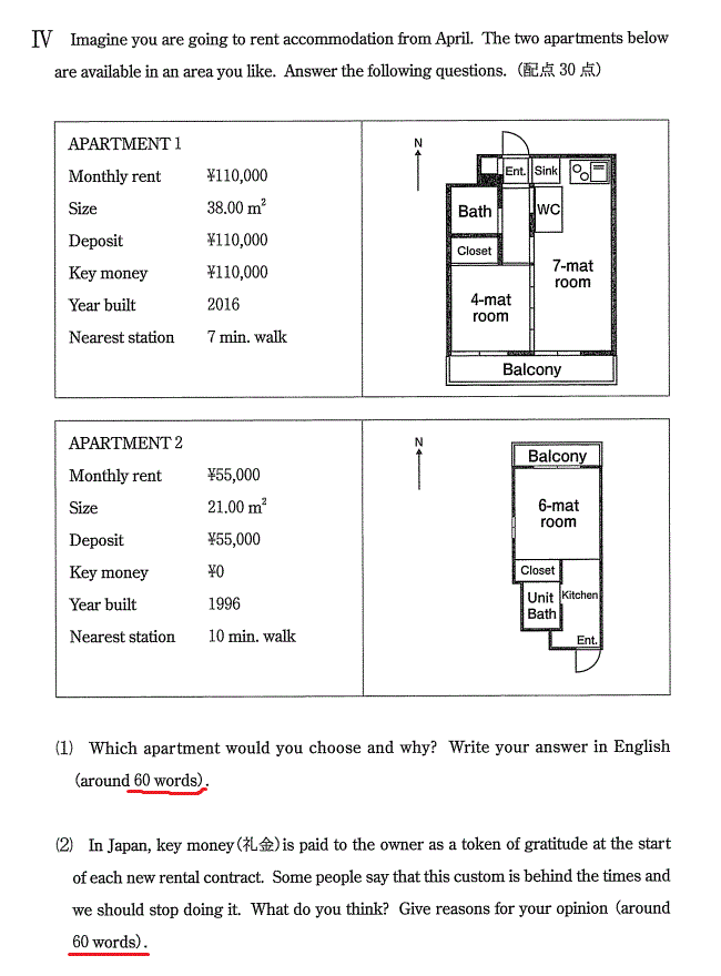 19神戸大の英語対策 設問4図面を見て自由英作文 1 2 Fb U筋痛症再発の英語講師 Note