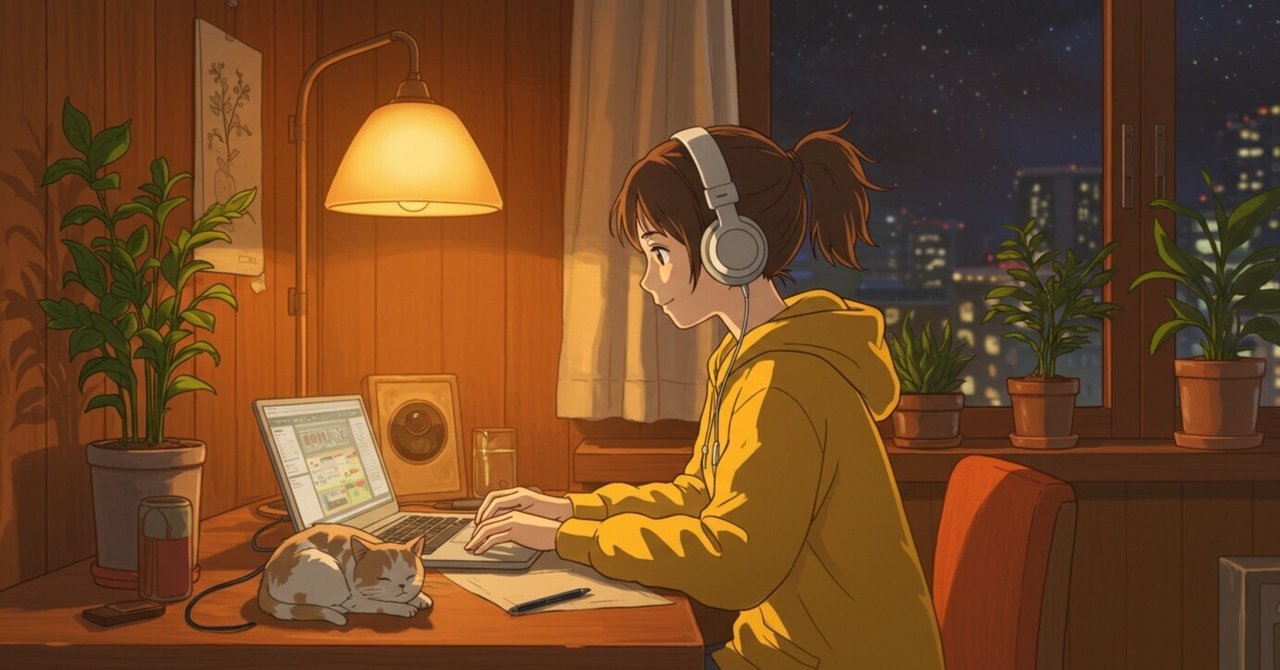 【画像生成AI】YouTubeの集中系BGM動画でよく見るイラストをリアルに描く方法｟プロンプト無料公開｠Midjourney/imageFX/生成AI/ChatGPT/副業AI かわき世界一優しいAI画像生成の解説
