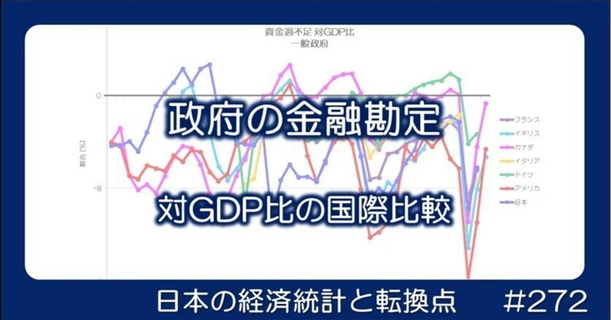 272 政府の金融勘定 - 日本政府の負債が増えた時期とは？｜小川