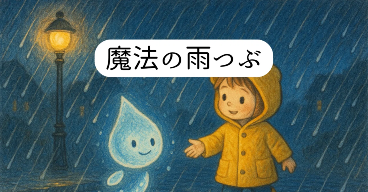 Bedtime Story | The Magic Raindrop｜ken
