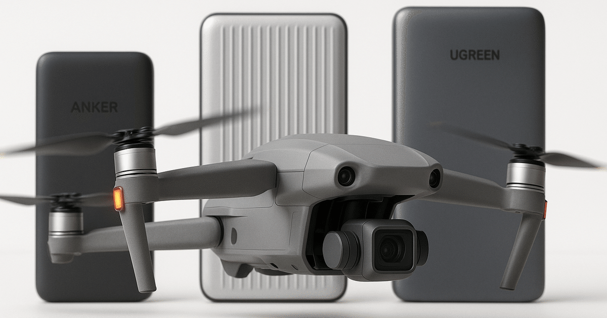 Mavic 4 Proとスマホ、ノートPCをまとめて充電！究極のモバイル