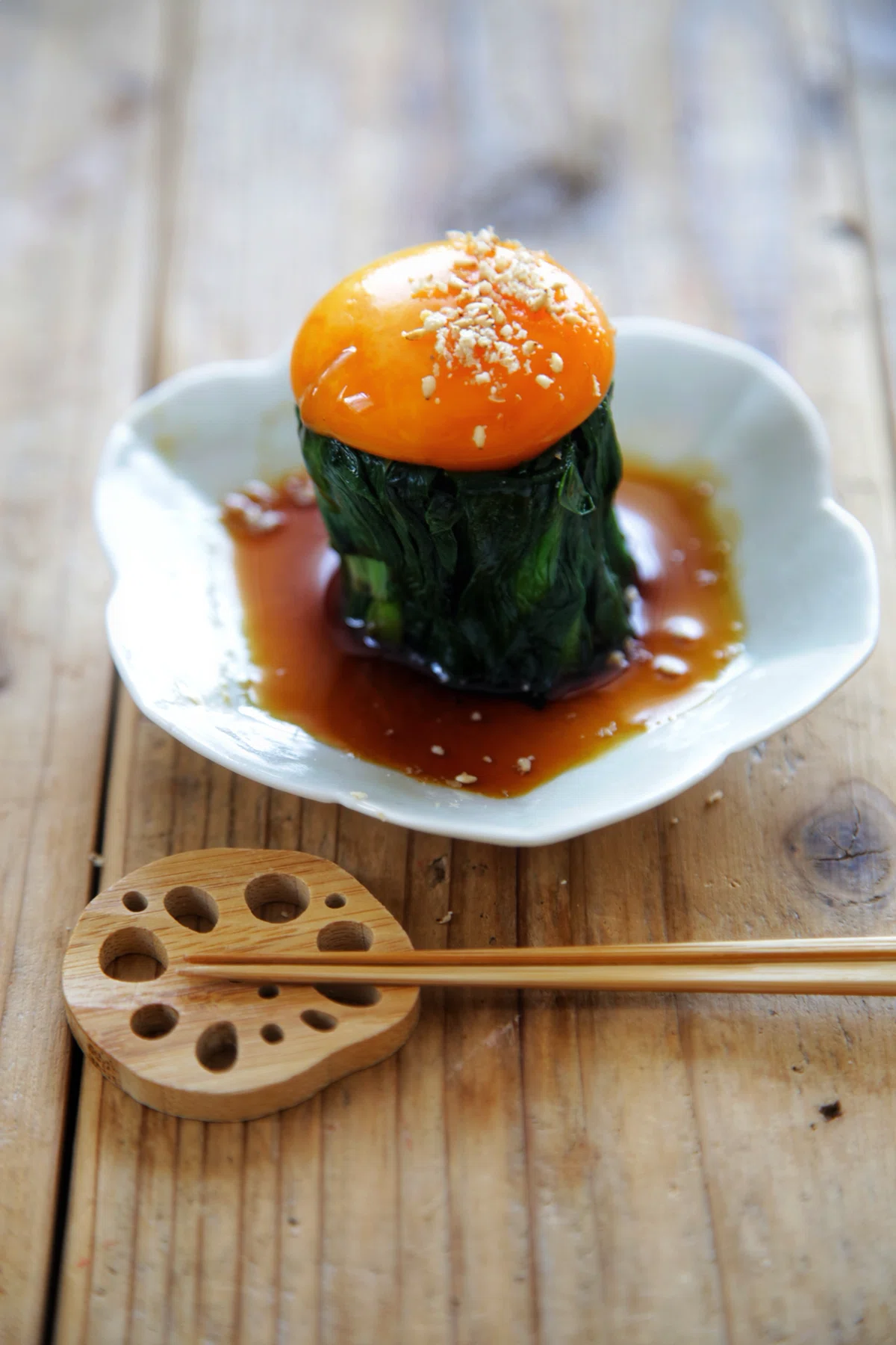 [Fermented Beauty Calendar Recipe] #20 Blanched Garlic Chives with Egg ...