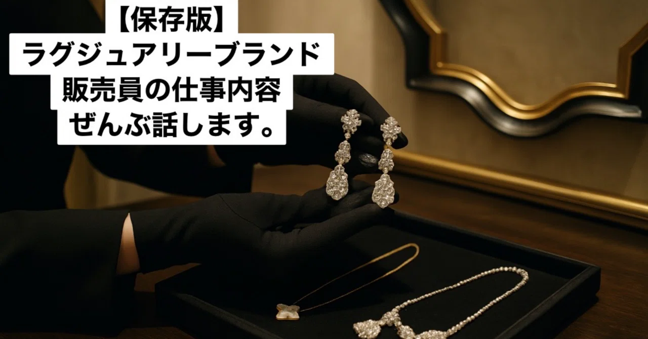 【保存版】ラグジュアリーブランド販売員の仕事内容、ぜんぶ話します。｜ラグジュアリーブランド販売員中村