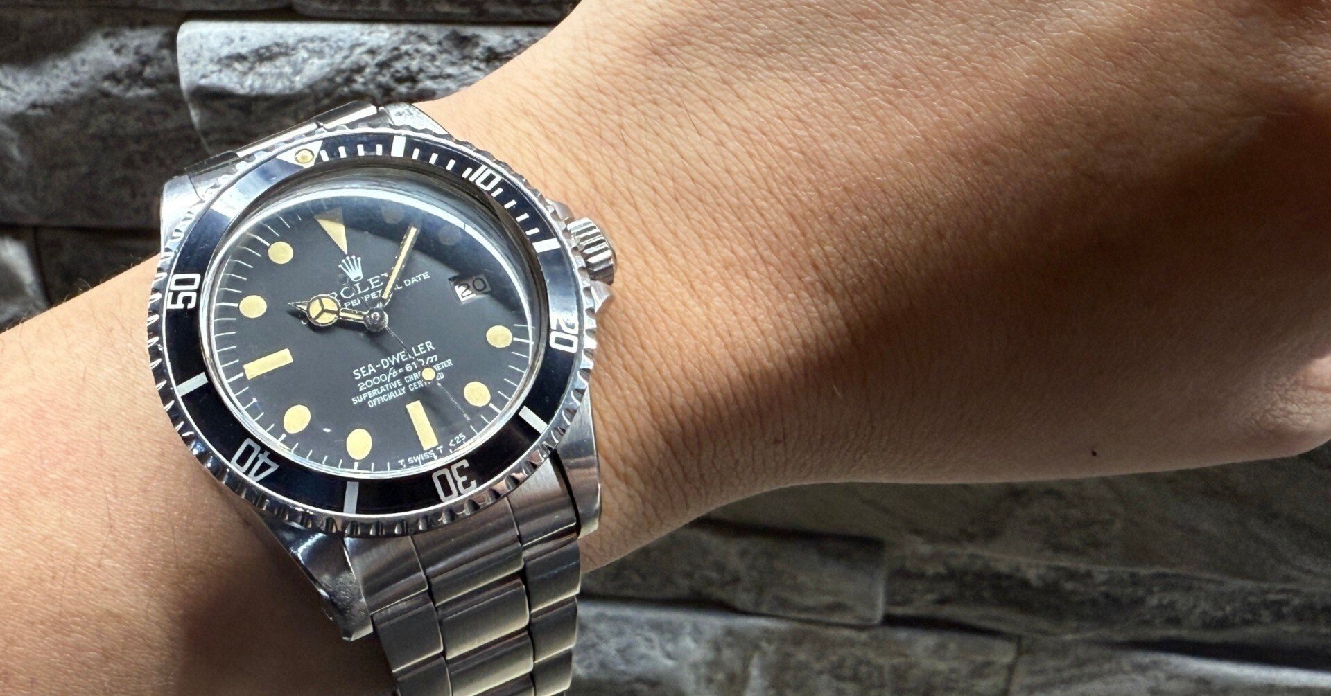 ダイヤルコンディションと綺麗な焼けが魅力！ロレックス シードゥ