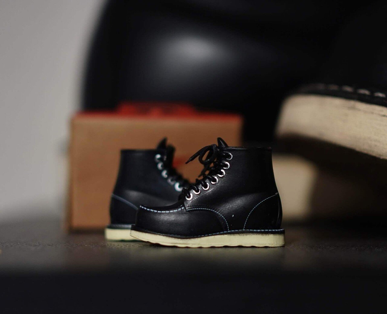 希少 極美品✤ ヒューマンメイド ウールクッション レッド ブラック 赤 黒 Synthetic Leather Fancy Ftitch High