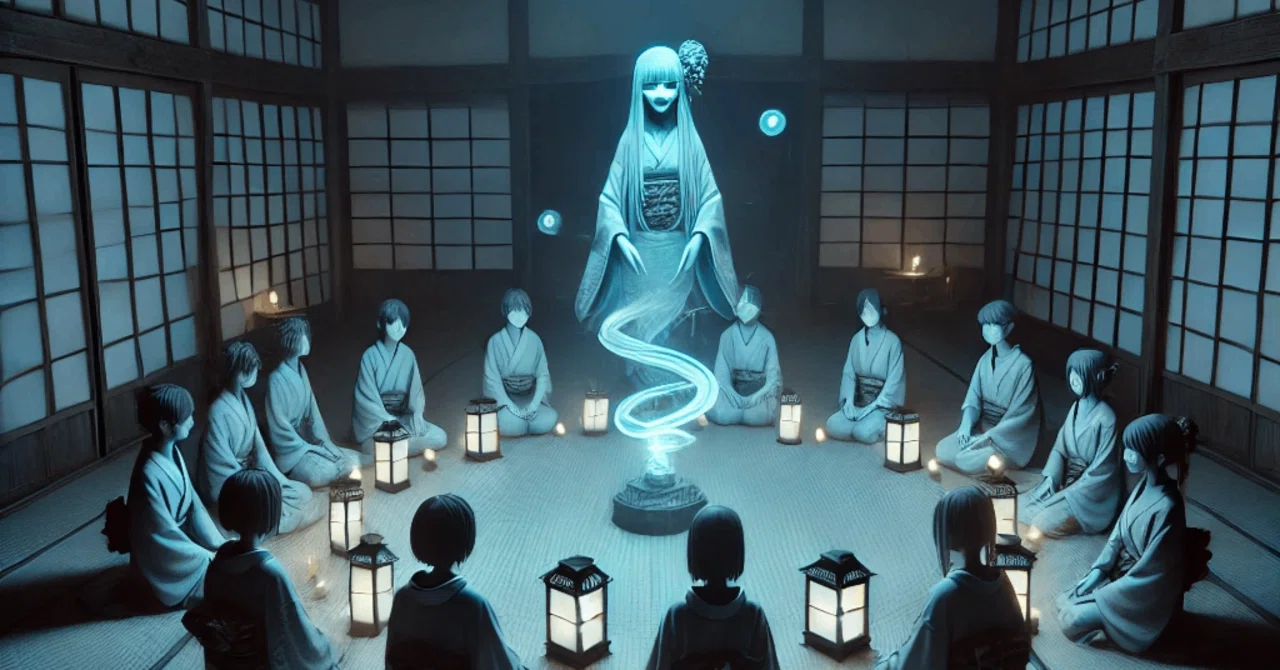 🏮👻青行燈(あおあんどん)- 百物語の妖怪2D/3Dインタラクティブシミュレーション!!🕯️🏚️|藤本 伸樹