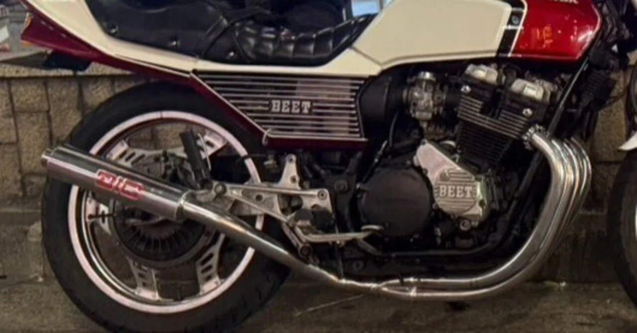 CBX550F 2025#20 マフラー装着｜市井一人