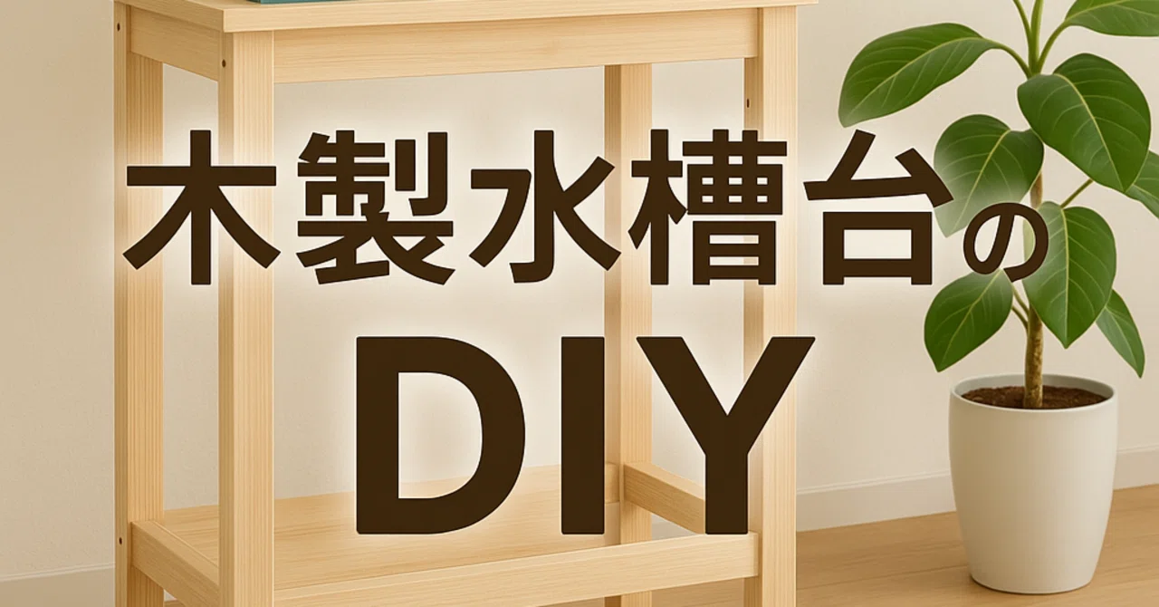 完全ガイド】大型水槽台の作り方｜幅1800㎜の特別サイズの水槽台