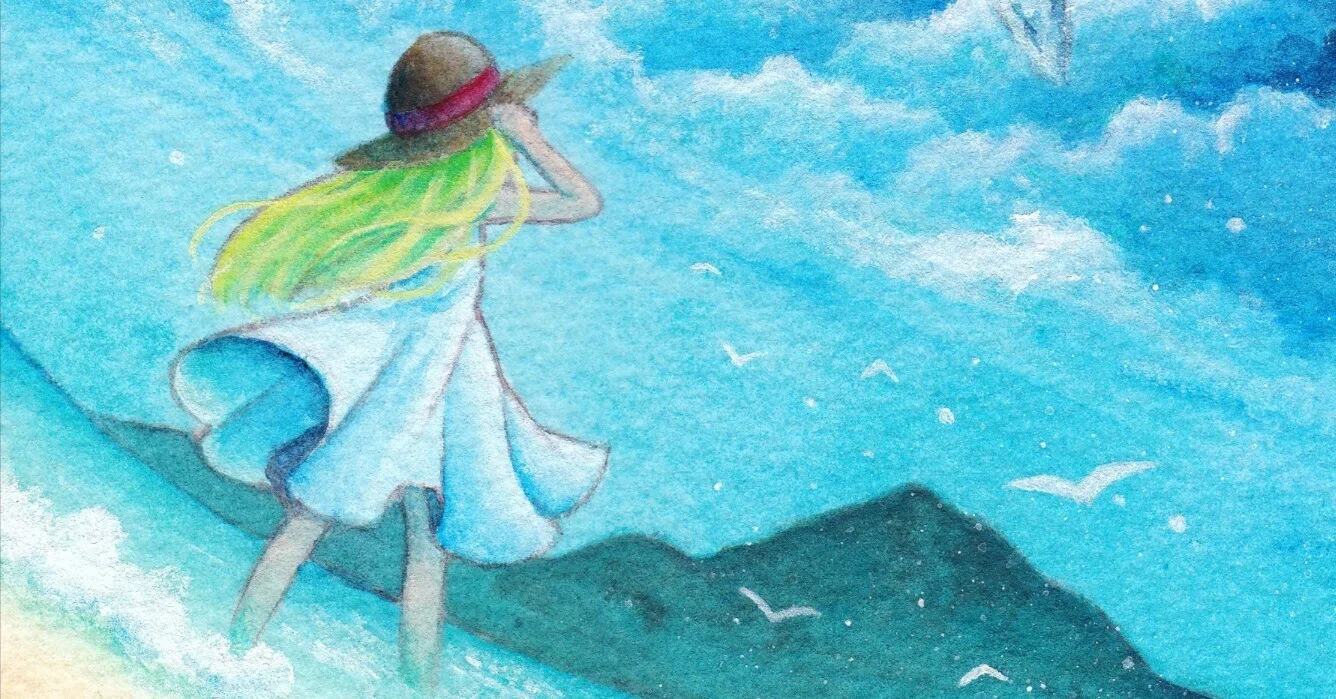 あの空を昇って──夏と空想に包まれた、ある一枚の絵について｜森絵キラリ