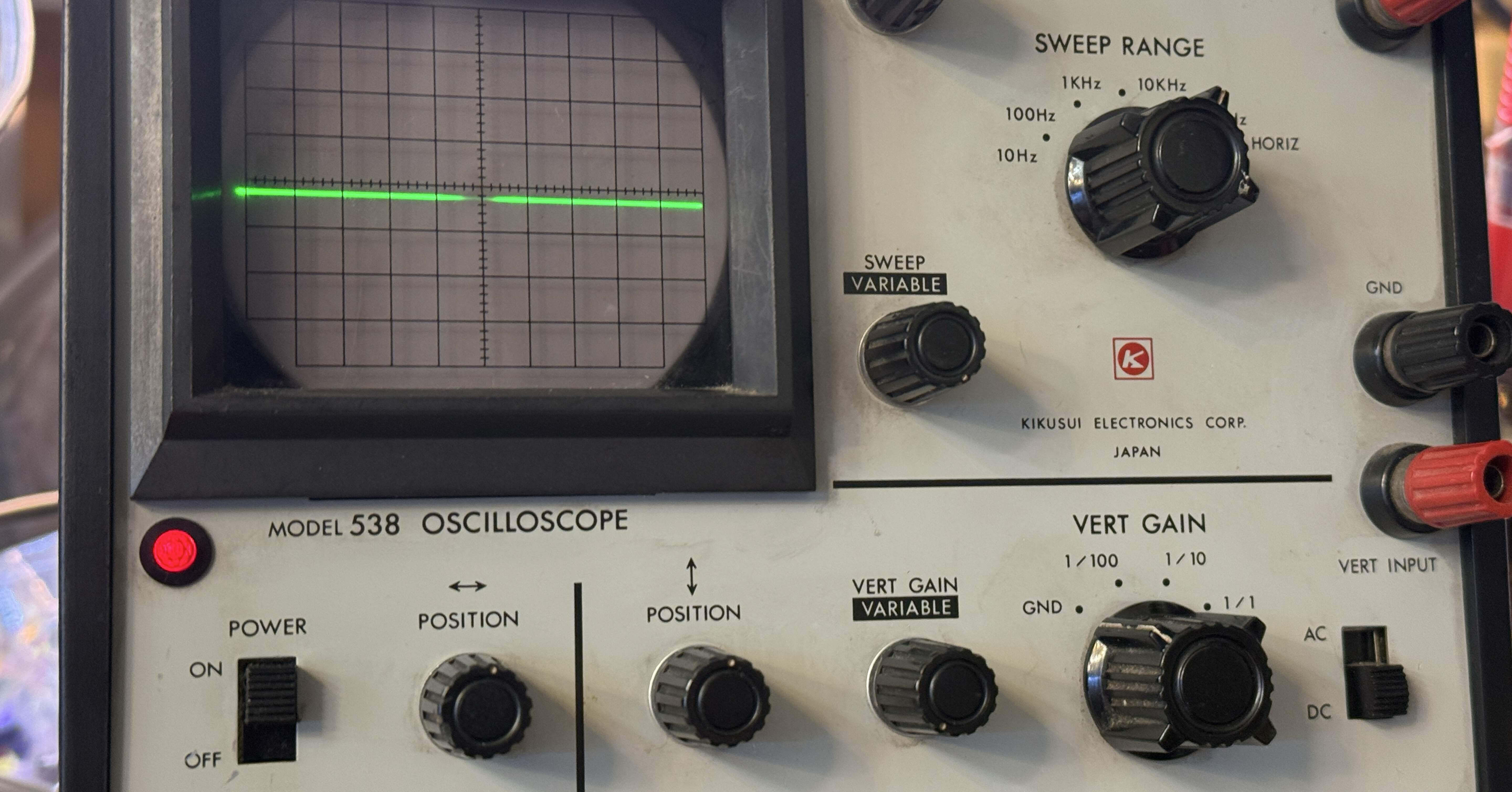 ビンテージなオシロスコープを直した話｜kurogedelic