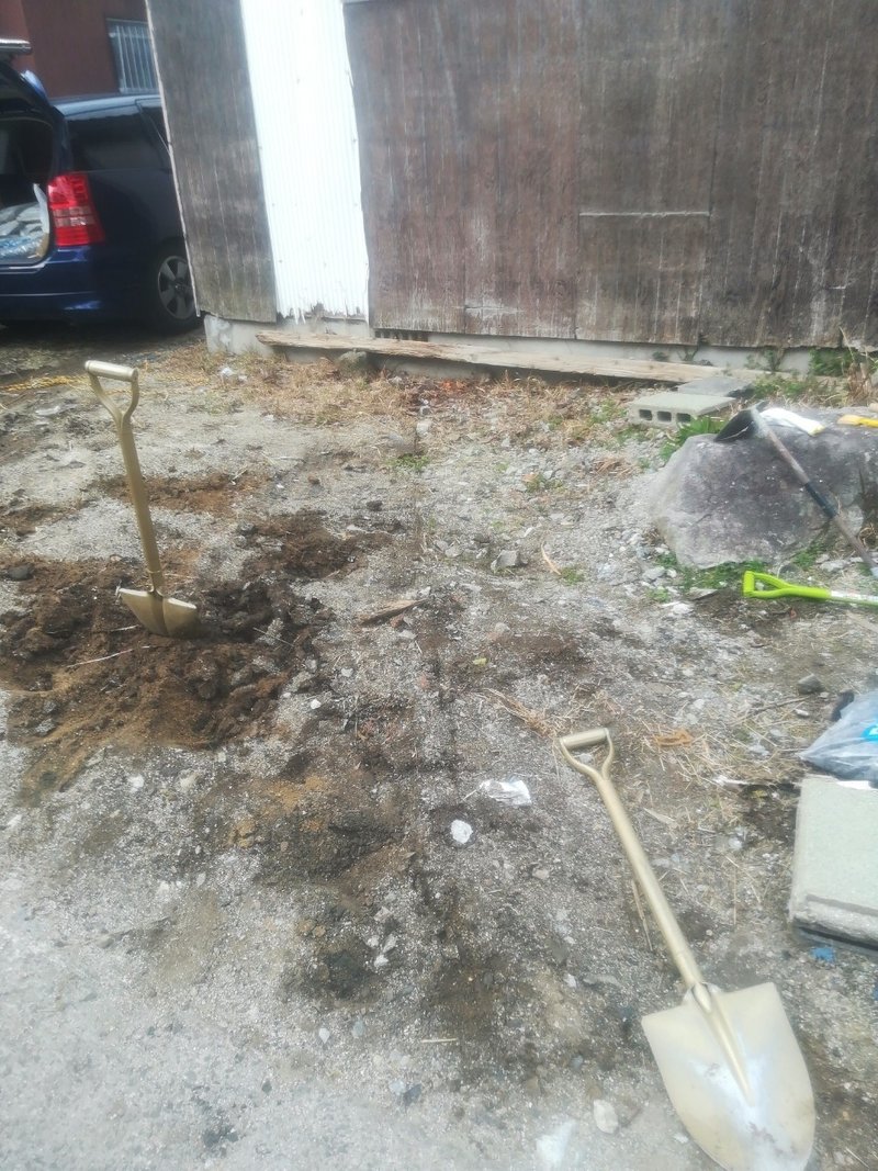 第話 駐車場造成 コンクリートdiyで10万円コストダウン 2 8 ジョイフル大家 Note