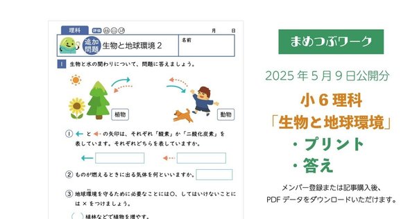 教材無料公開】生物基礎の授業プリント・板書ノート・ワーク