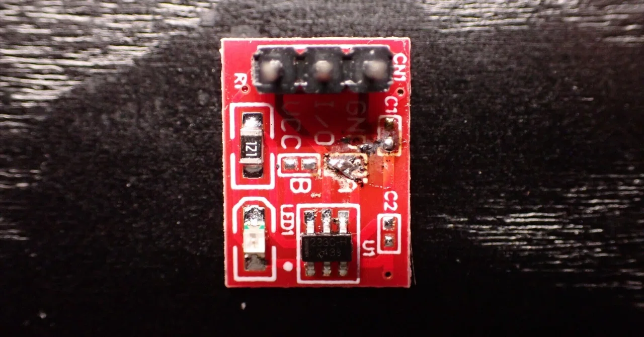 タッチセンサモジュールTTP223をRaspberry Pi Pico で使ってみた その2｜礼場日郎(にく電波)