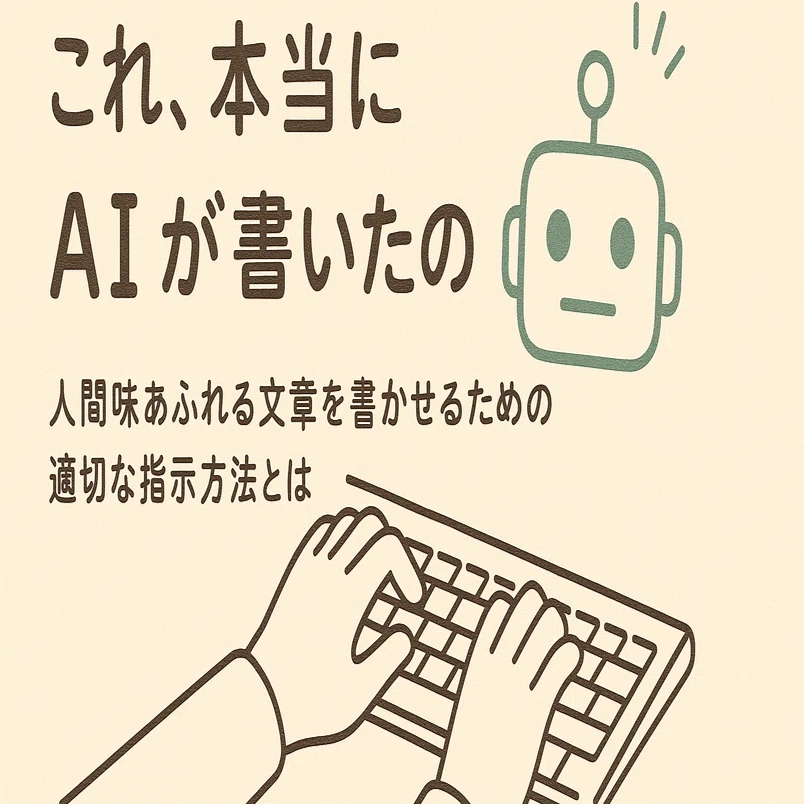 気になるものがあればコメント下さい(^○^) え？これAIが書いたんですか？と驚かれるような記事を書かせる方法