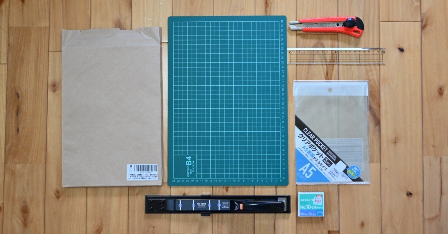 リトルZINEの制作風景と小道具｜スタブロブックス｜地方発ひとり出版社