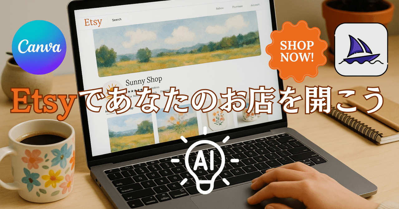 【保存版】 あなたもEtsyでお店を開こう　AI時代の海外ネットショップ開業・完全ガイド（初心者向け）Yoriko