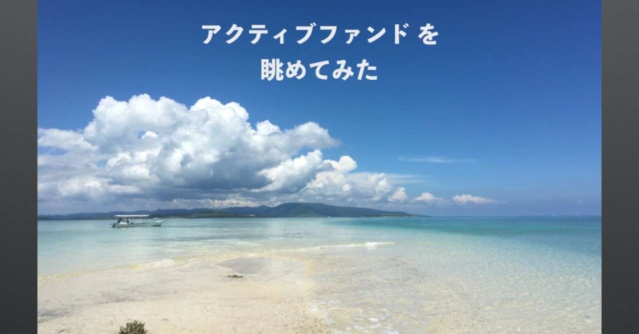 アクティブファンド_眺め