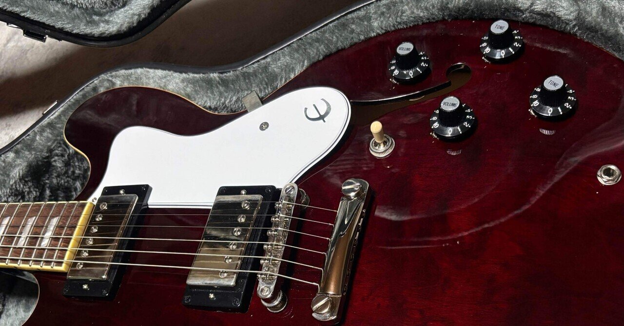 以外に良いというか、かなり良い！Epiphone - Noel Gallagher Riviera