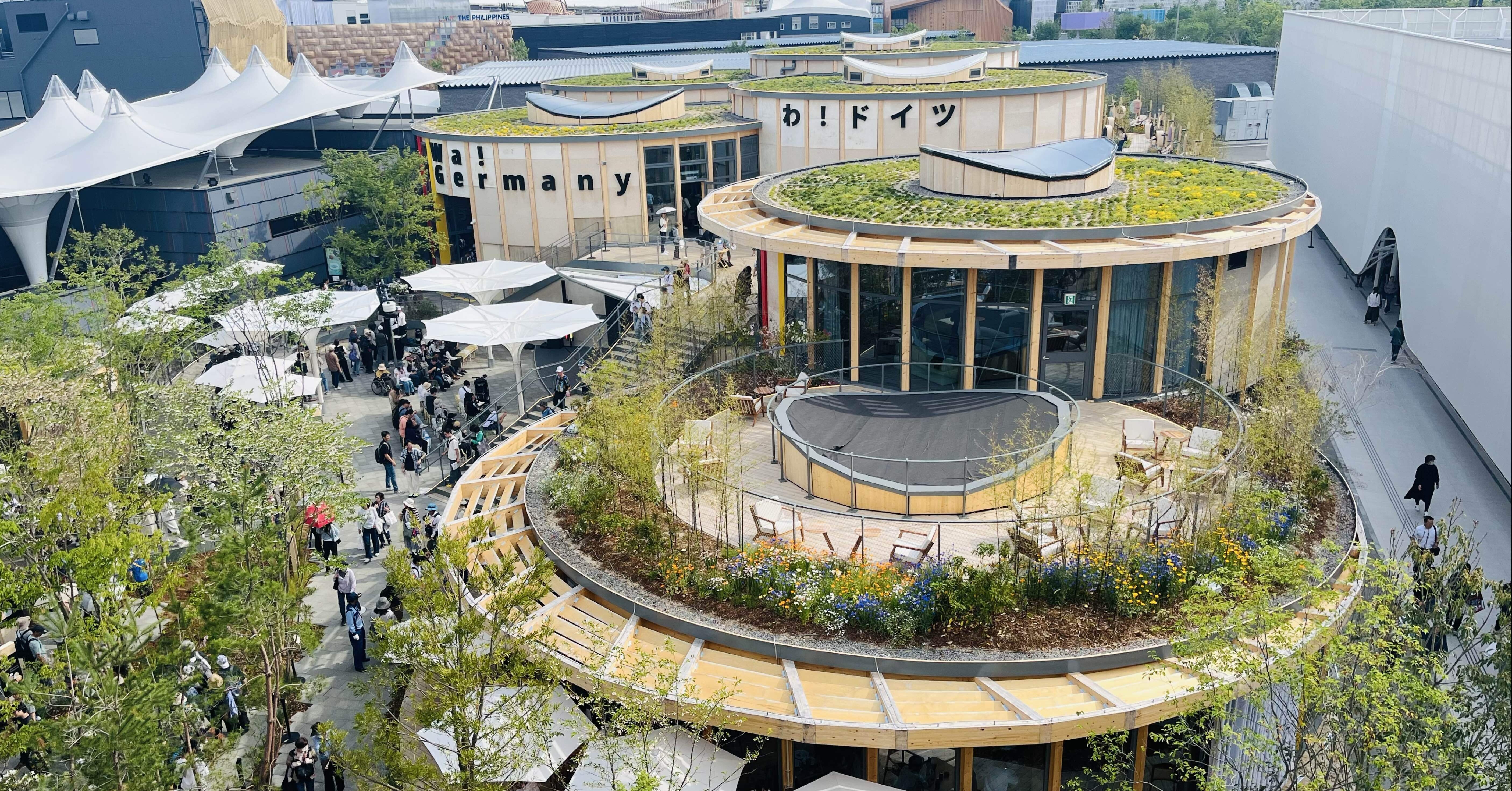 万博　サーキュラー　ドイツ館　大サイズコンプリート　4体セット EXPO2025 大阪関西万博 ドイツ館 ピンバッジ サーキュラー 4種セット