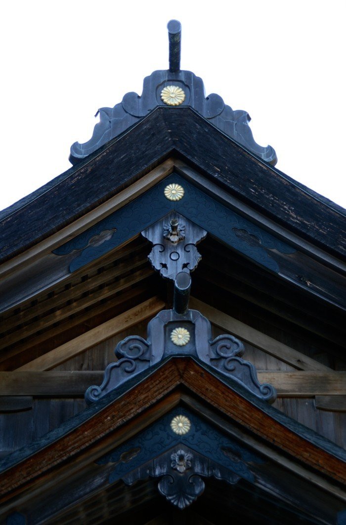 美保神社拝殿屋根