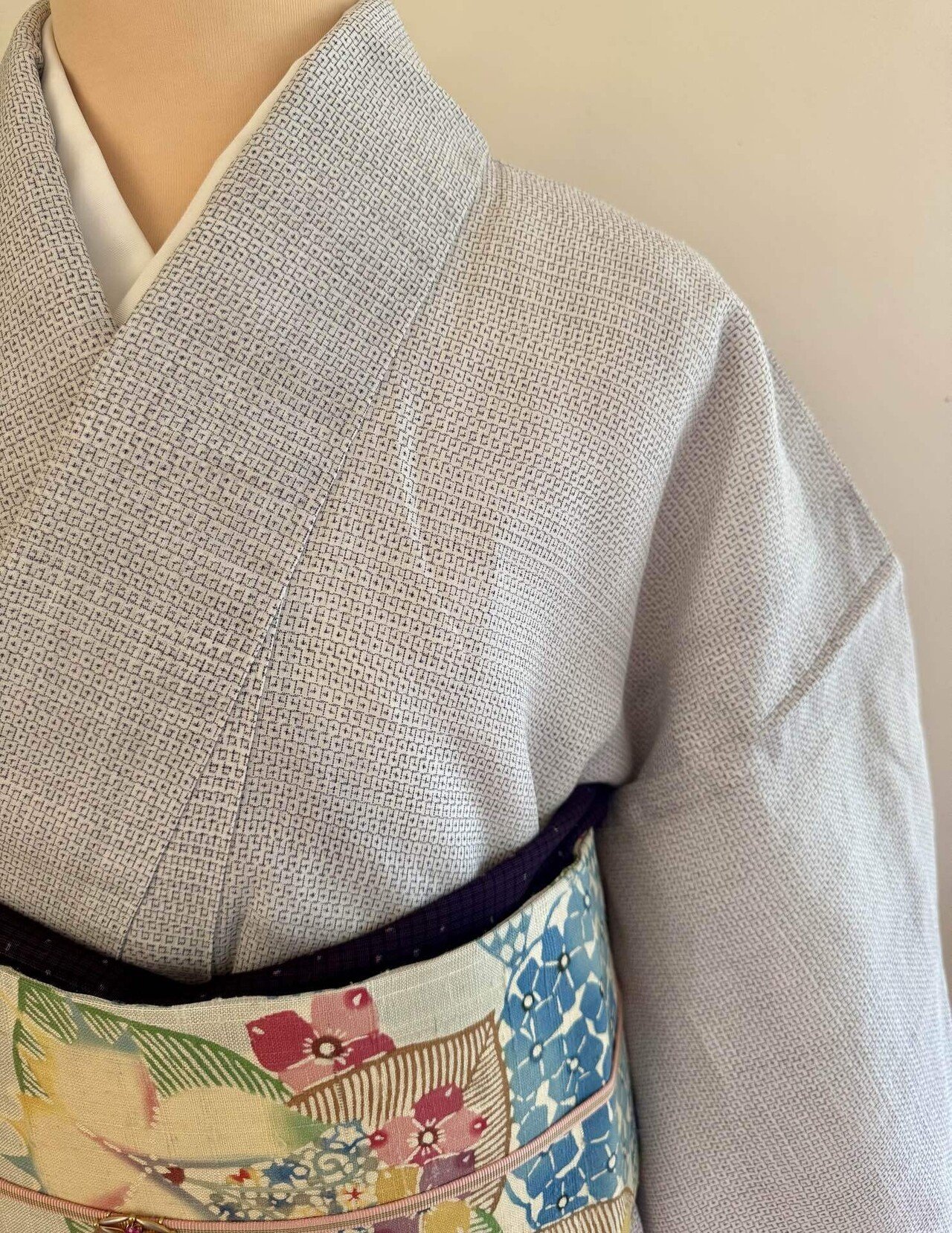 桑原功作越後上布着物｜夢吉きもの