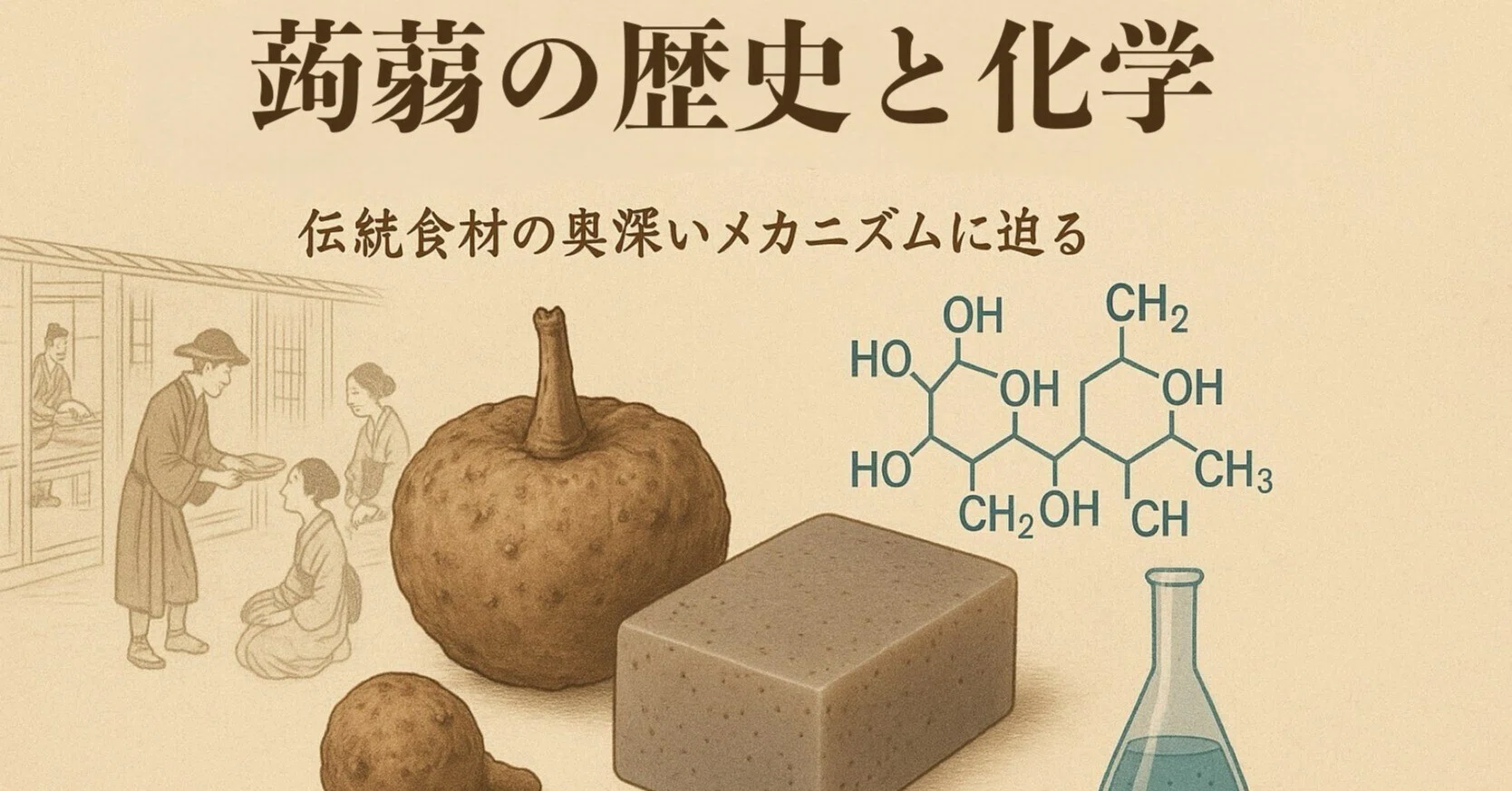新版）蒟蒻（こんにゃく）の歴史と化学」 ～伝統食材の奥深い