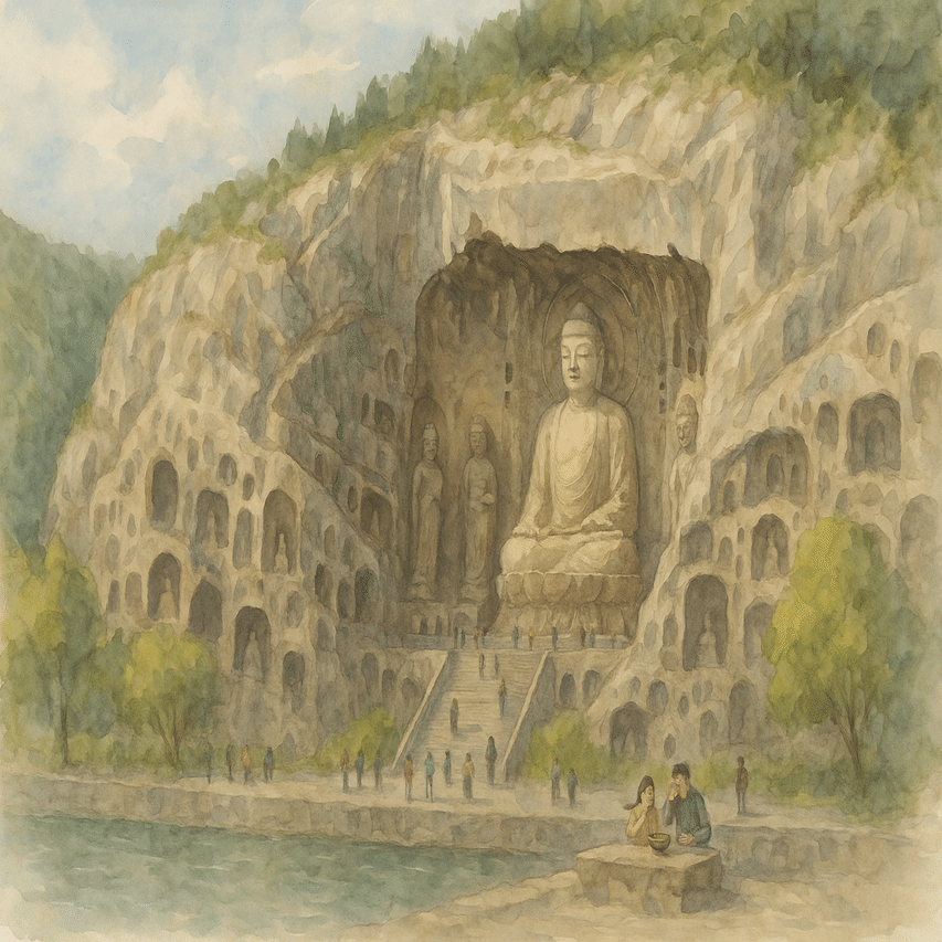 女帝の仏”と“国民党総統の別荘”──龍門石窟が語る中国の今昔【旅行記