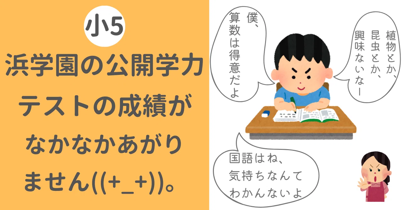 浜学園 小5 公開学力テスト 成績資料付き 4科目 最高レベル特訓算数