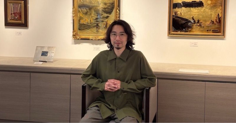 米田和秀 6月の陽光 欅に金箔 油彩 テンペラ 静物画 原画 絵画