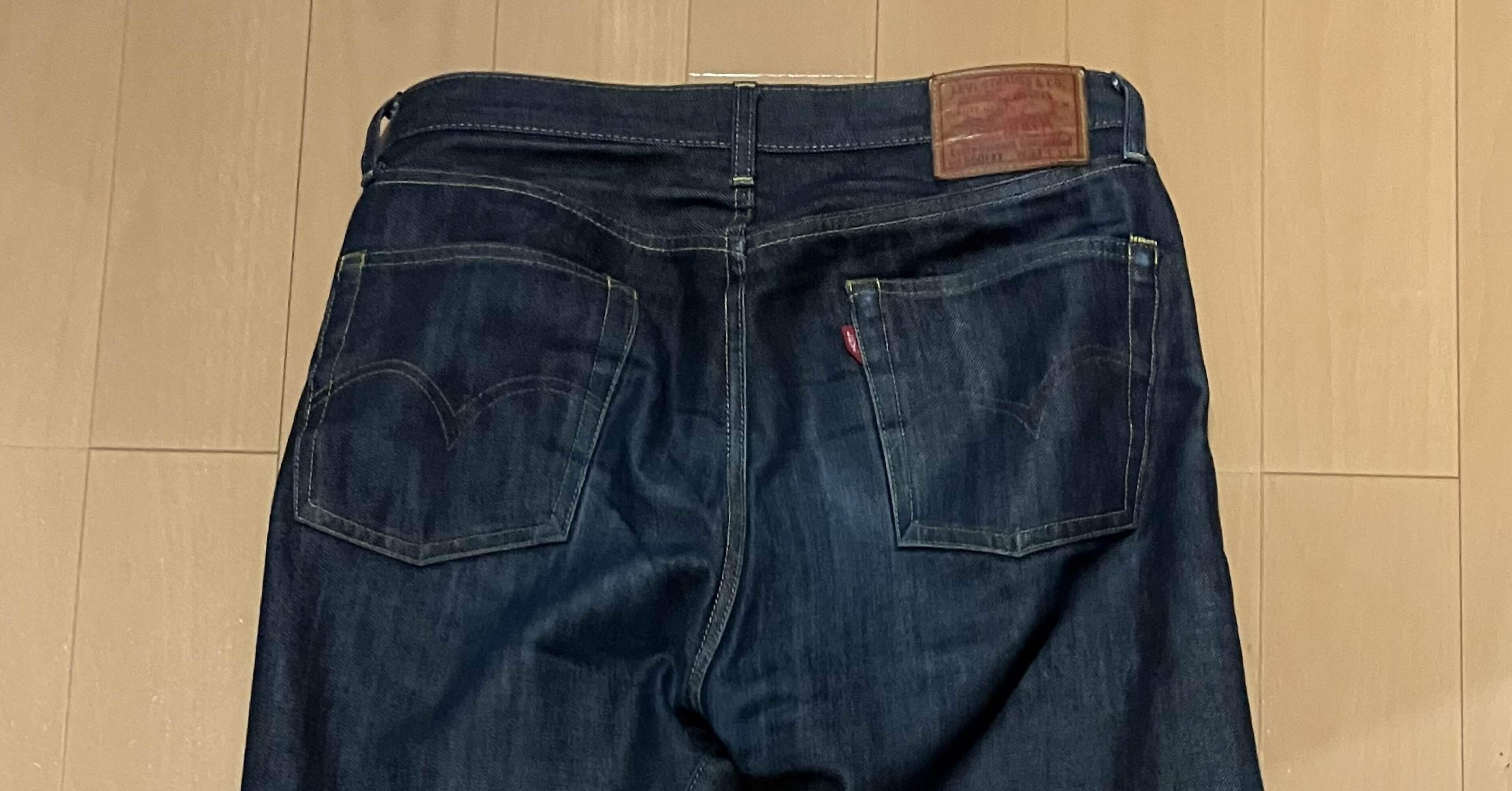 S501XXを育て始めて丸1年。約200日穿いて、本格的に色落ちが始まってき