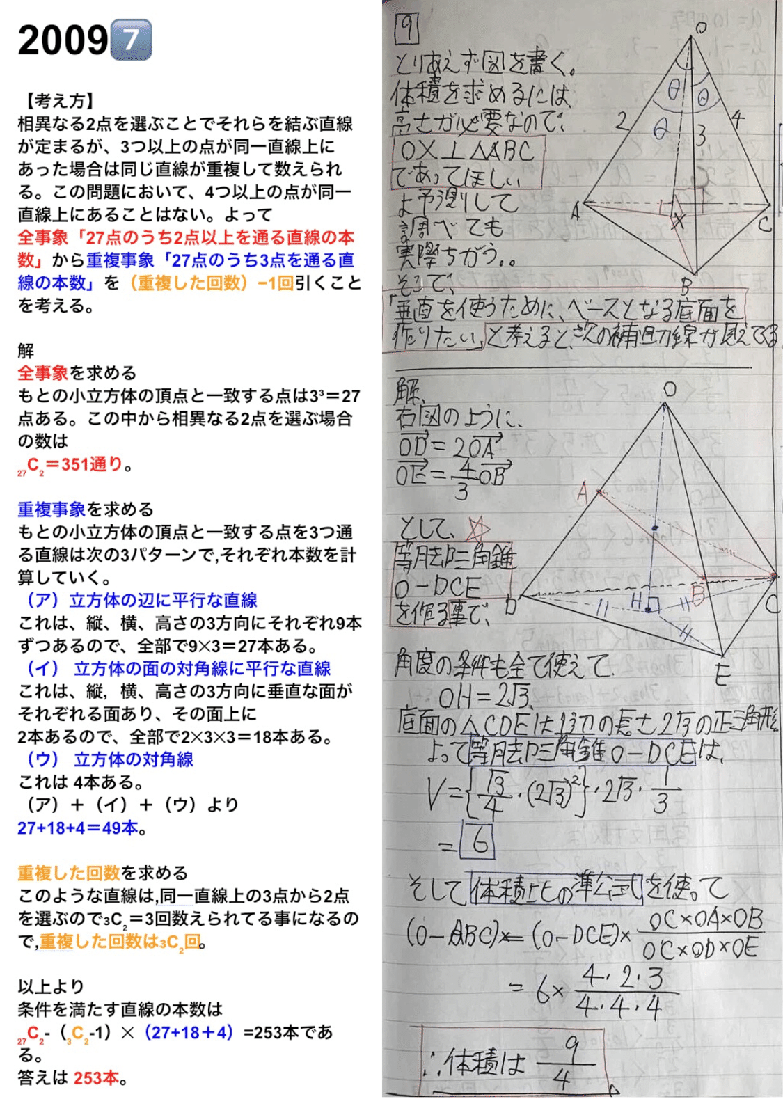 数学オリンピック事典ー問題と解法ー基礎編・演習編（野口廣・編